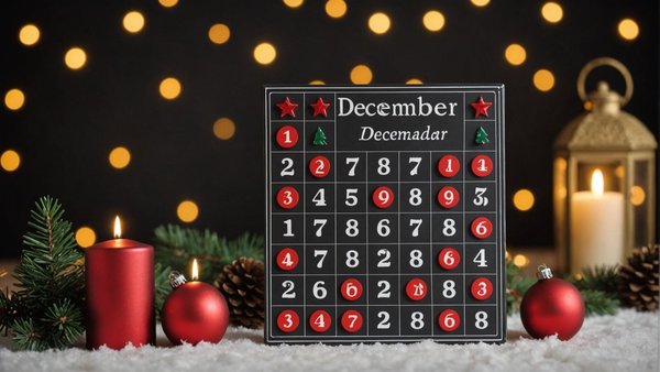 Un décembre inoubliable avec un calendrier de l'avent érotique